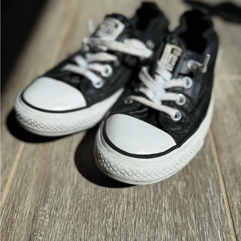 Converse Chuck Taylor All Star Shoreline Black Sneakers Women’s Size 8
